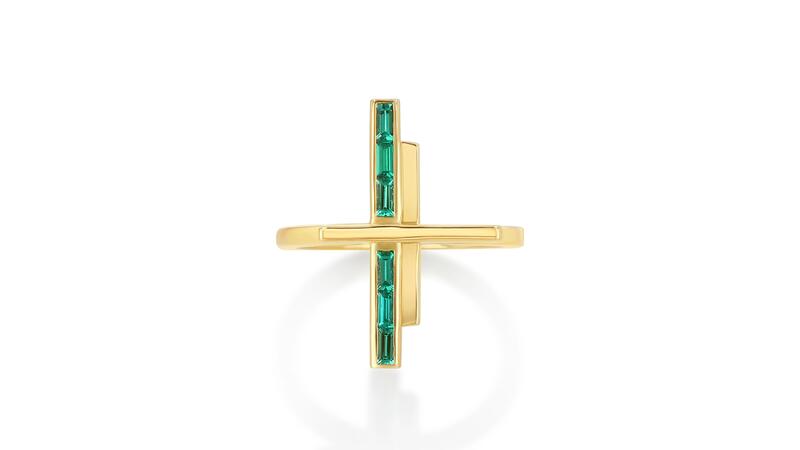 LOF emerald ring