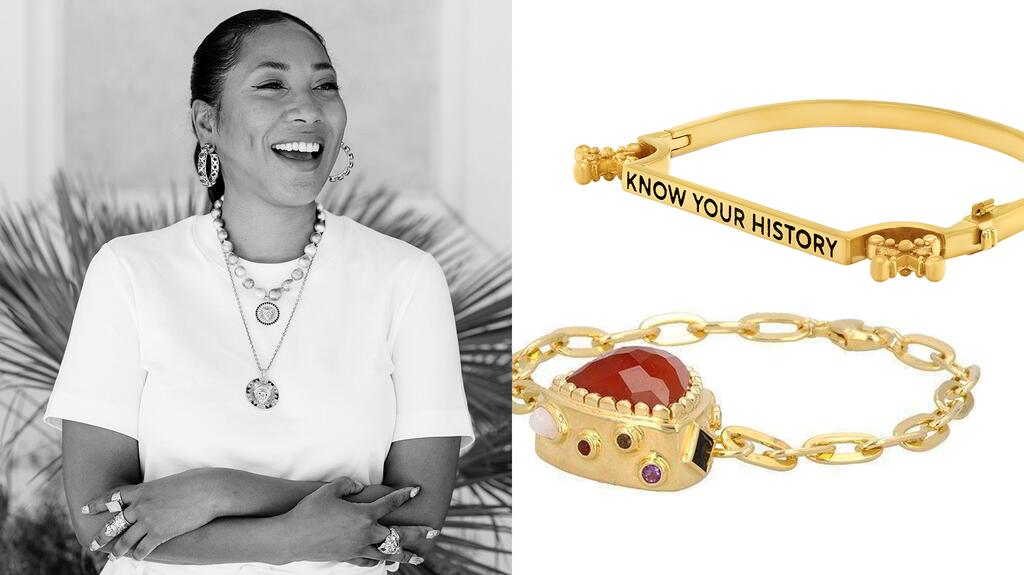 Sasha Flynn and her jewelry