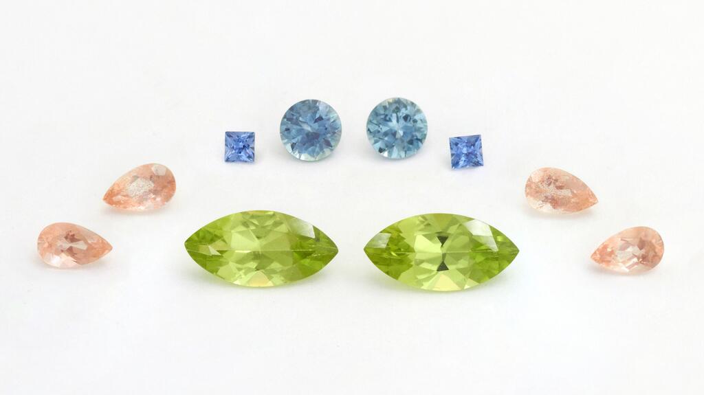 Columbia Gem House Sapphire, Sunstone, Peridot