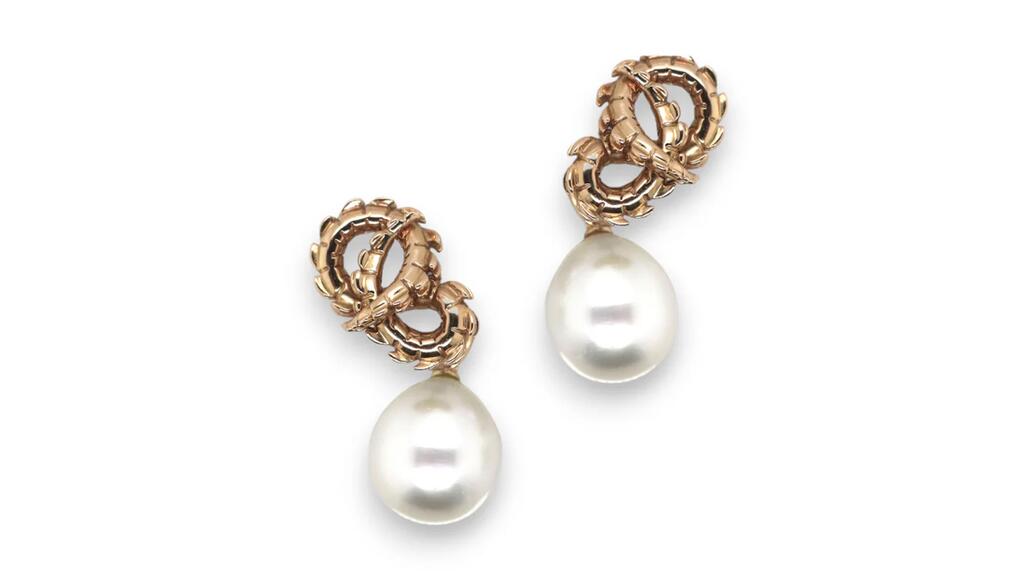 Ohliguer Lovers Croc Tail Earrings