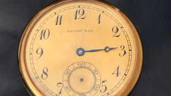 18-karat gold Tiffany & Co. pocket watch Captain Arthur Rostron