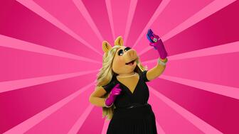 Miss Piggy taking a selfie