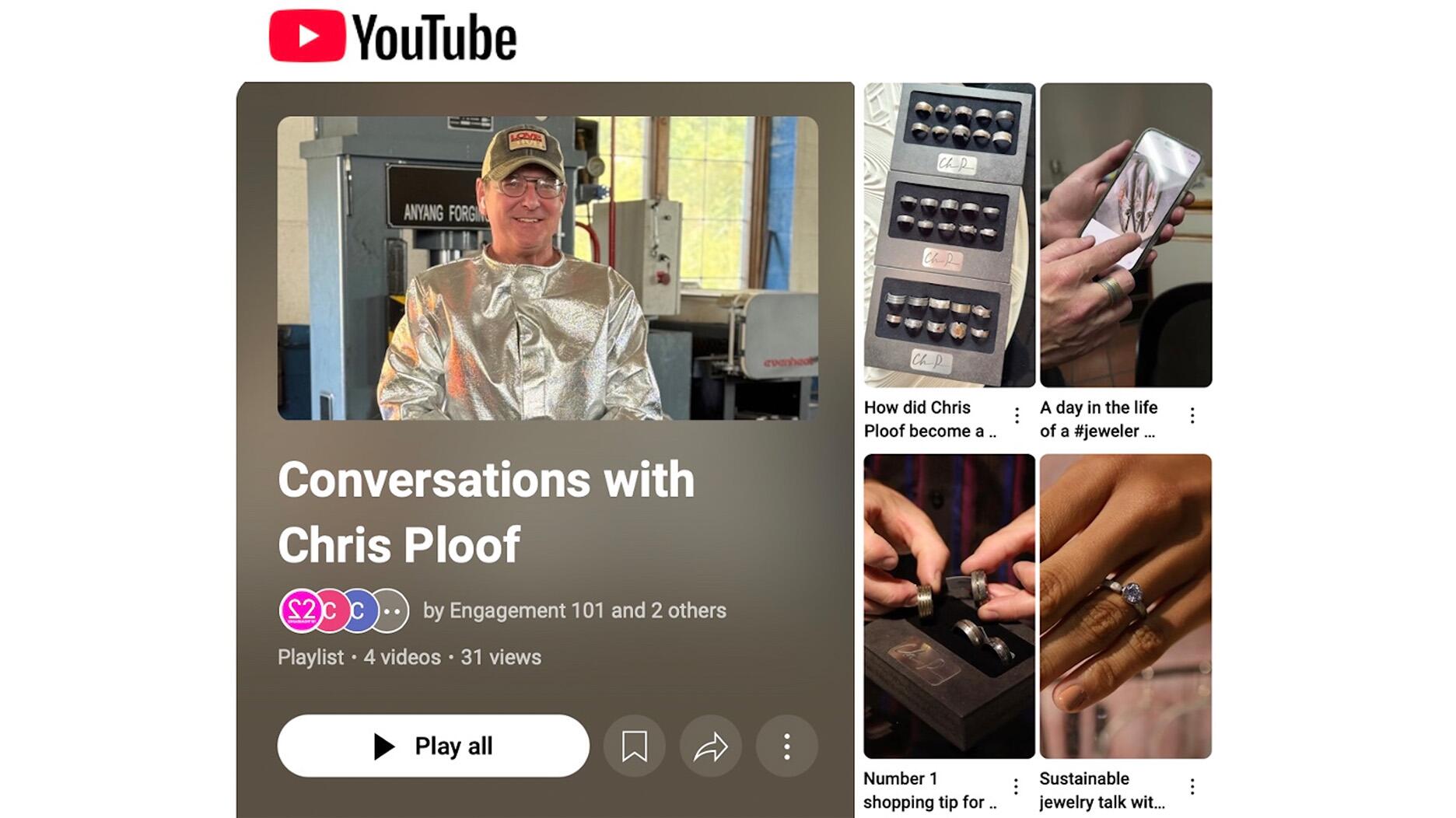 Conversations with Chris Ploof YouTube Video Series
