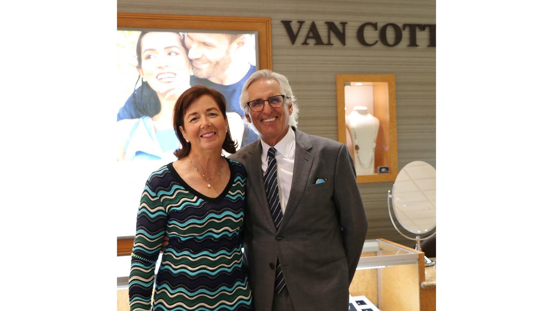 Owners Bill and Birdie Levine of Van Cott Jewelers in Vestal, New York, have decided to close their 111-year-old business. Bill and Birdie Levine of Van Cott Jewelers