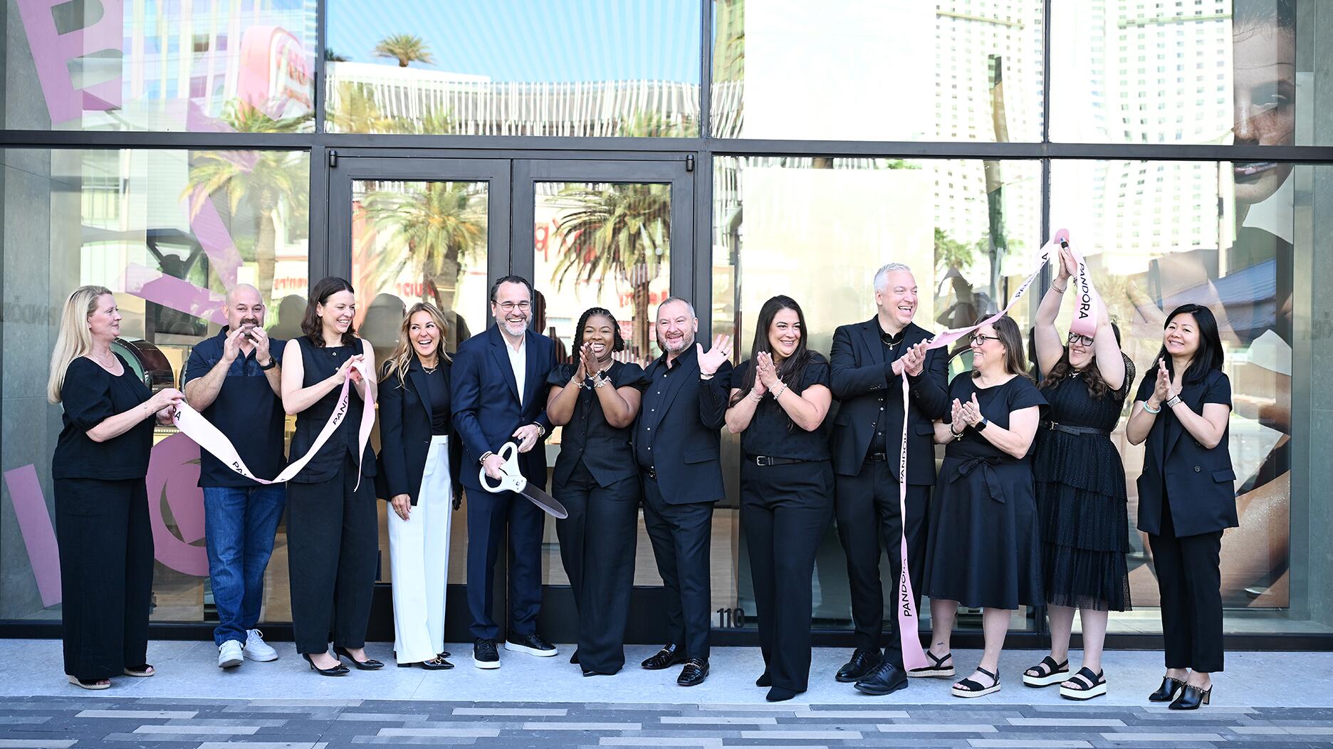 Pandora Las Vegas ribbon cutting ceremony
