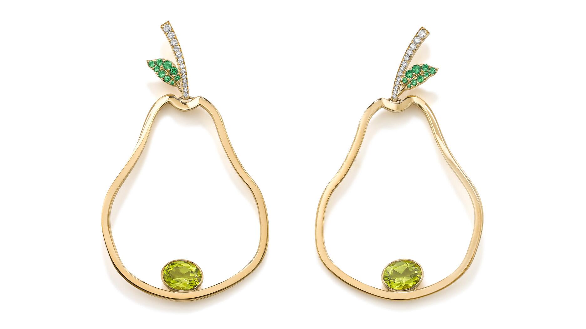 Robinson Pelham Fruits of Love Pear Earrings